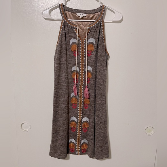 THML Dresses & Skirts - THML brown boho dress